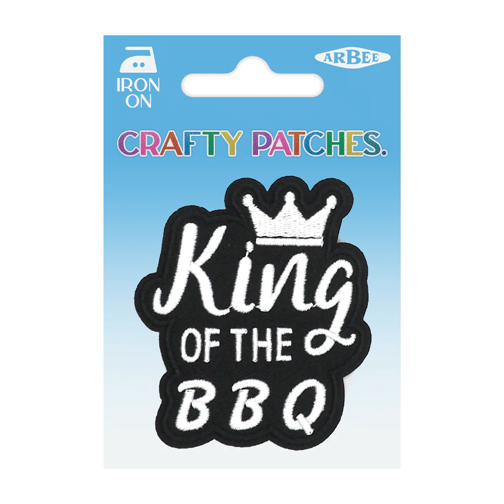Arbee Crafty Patch, King Of The BBQ- 1pc