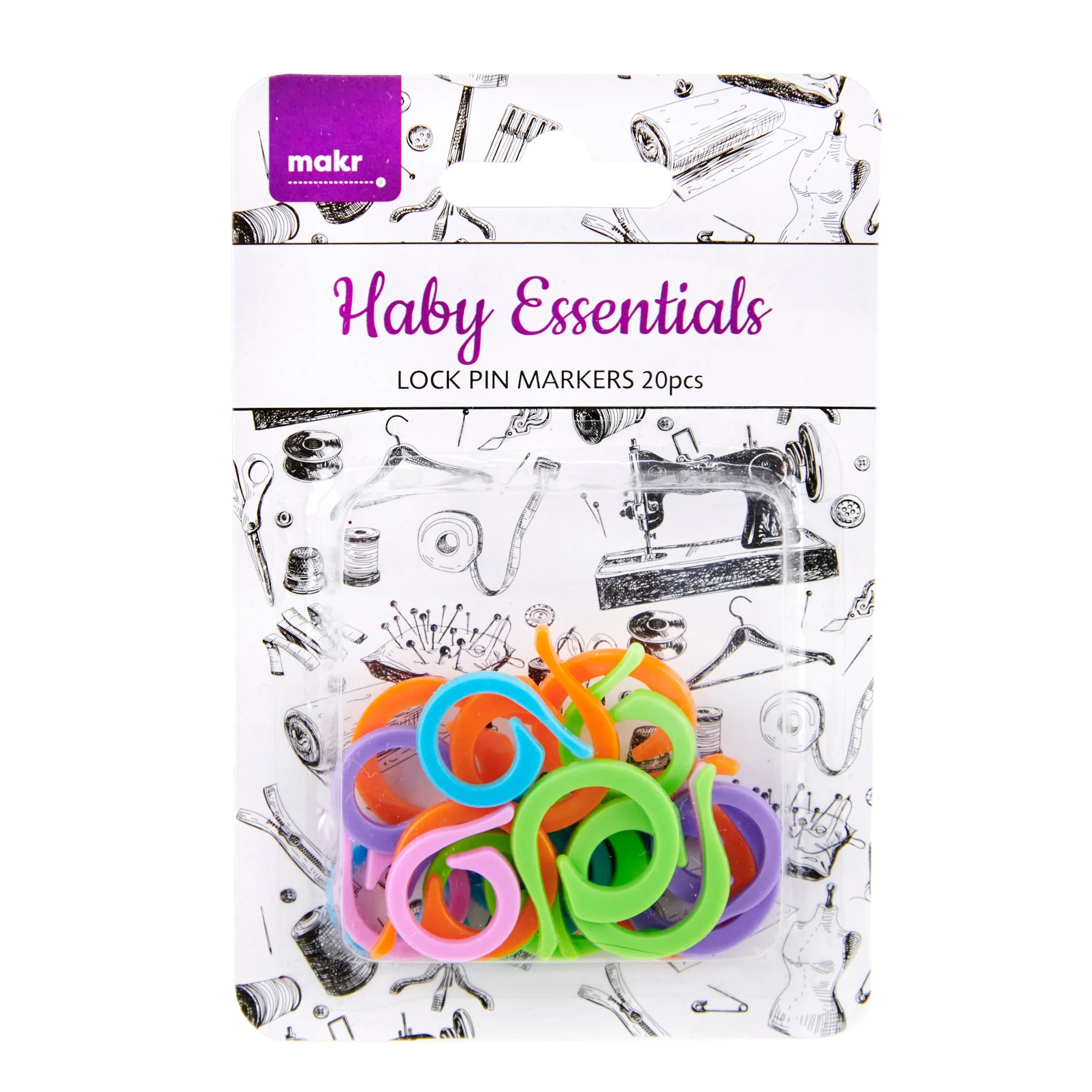 Makr Lock Pin Marker- 20pk