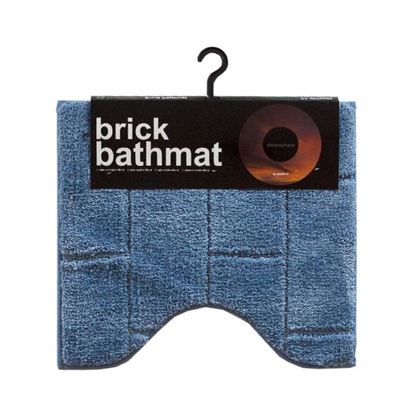 Atmosphere Pedestal Mat, Brick Azure- 46x50cm