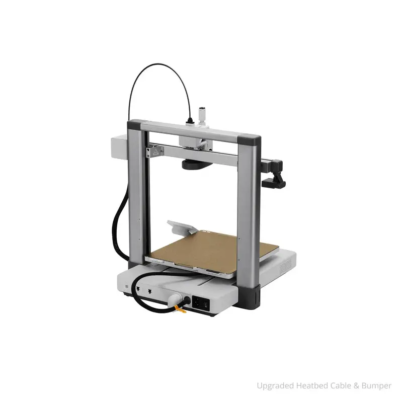Drukarka 3D Bambu Lab A1 Combo – szybki system podwójnego wytłaczania w kolorze srebrnym