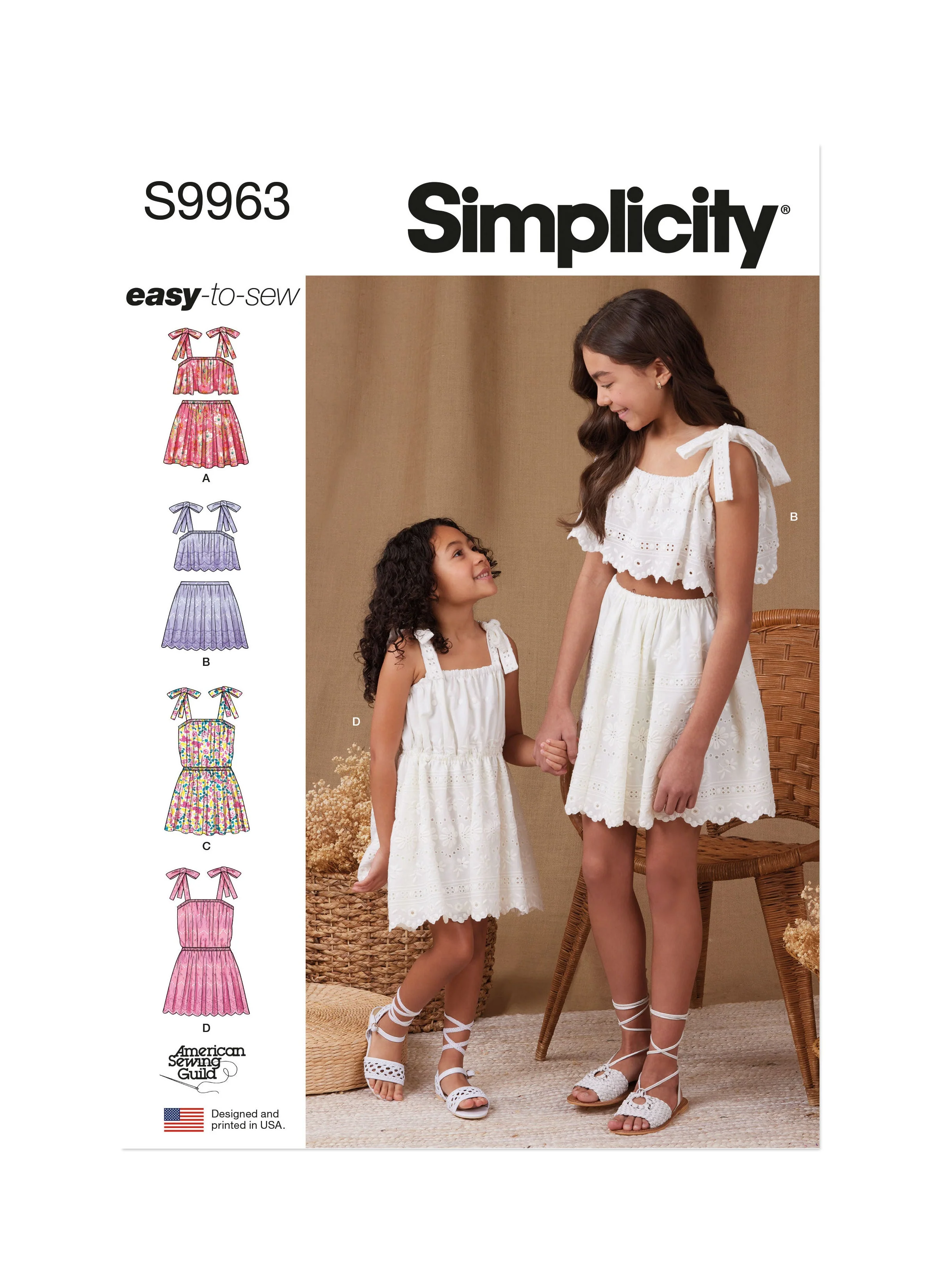 Simplicity Pattern 9963 Children