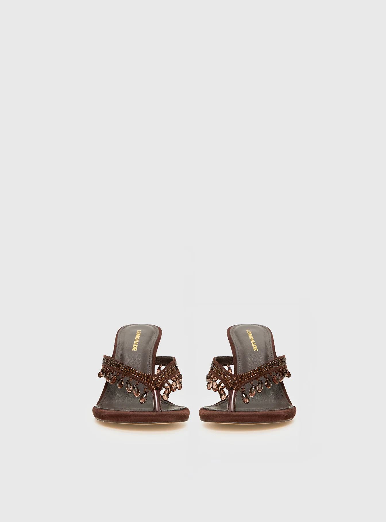 Ameliah Tassel Heels Brown