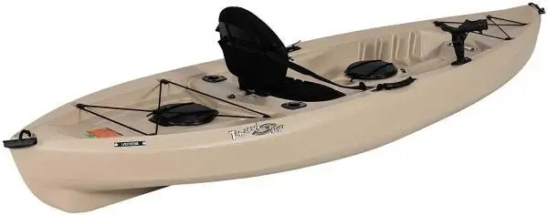 Lifetime Tamarack Angler 100 Dwuosobowy kajak wędkarski – stabilny 3-metrowy kajak rekreacyjny z wiosłami w zestawie