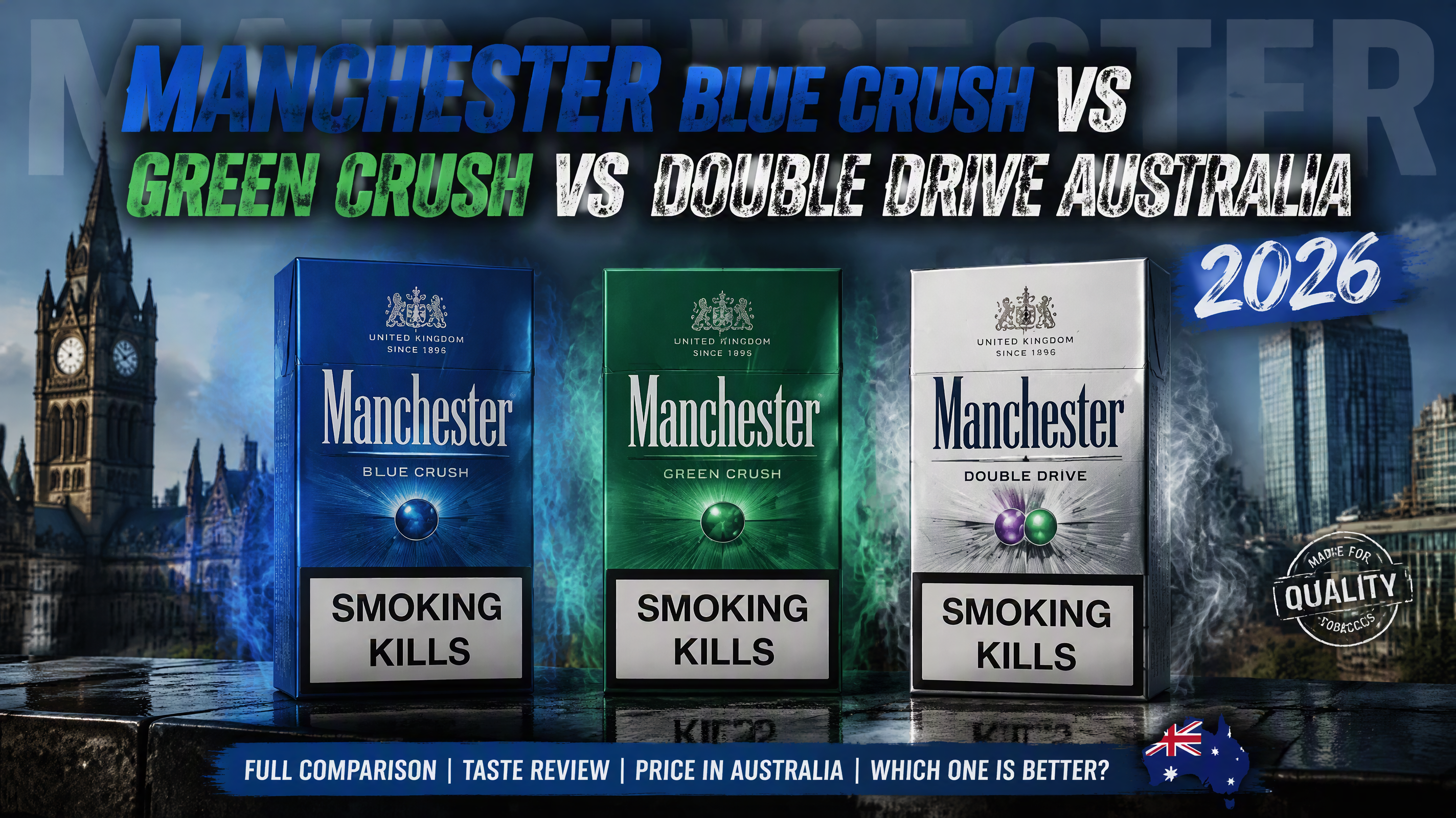 Manchester Blue Crush vs Green Crush vs Double Drive Australia