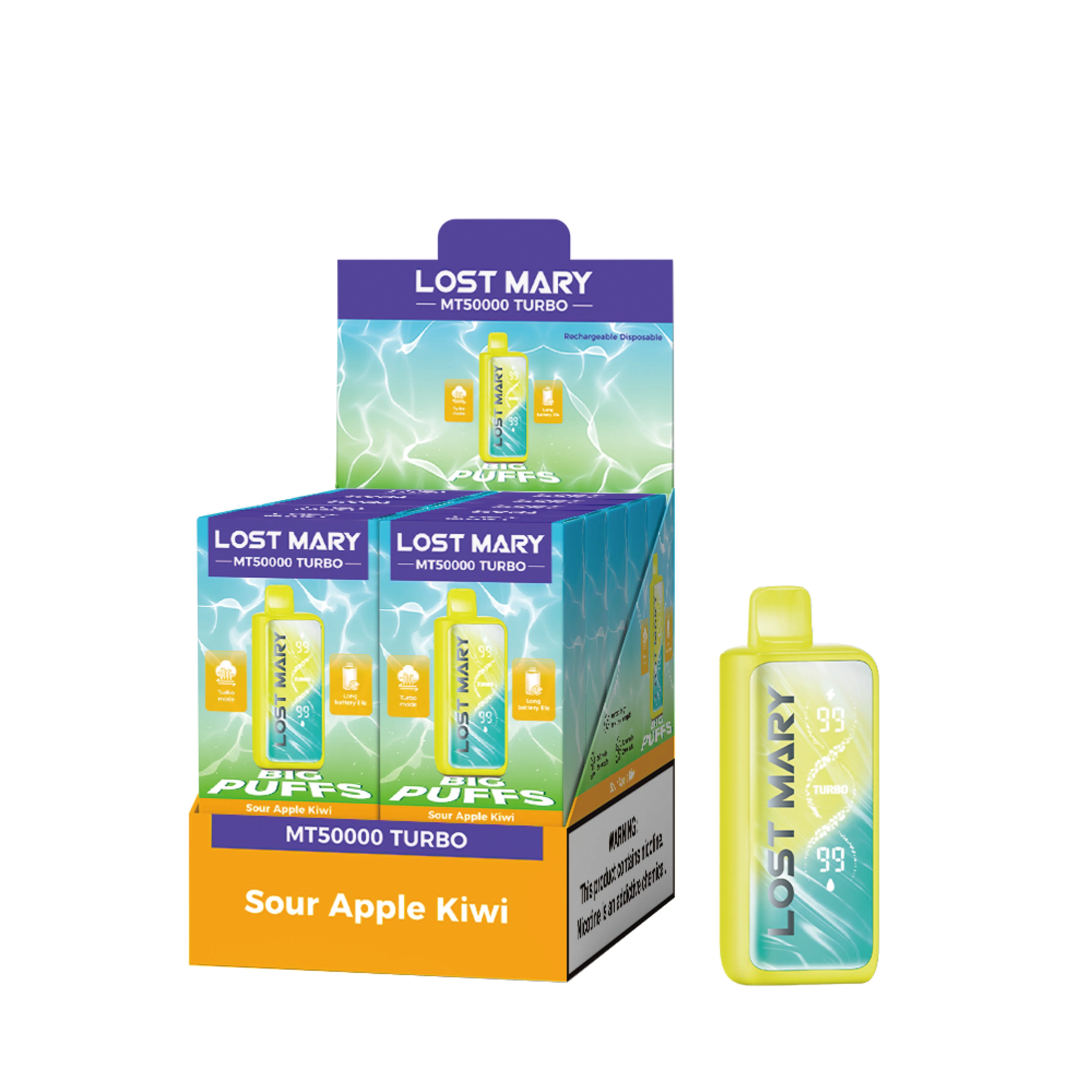 LOST MARY MT50K Turbo oplaadbare wegwerpvape (alle smaken)