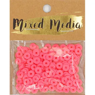 Arbee Mix Media Clay Heishi, Hot Pink- 15g