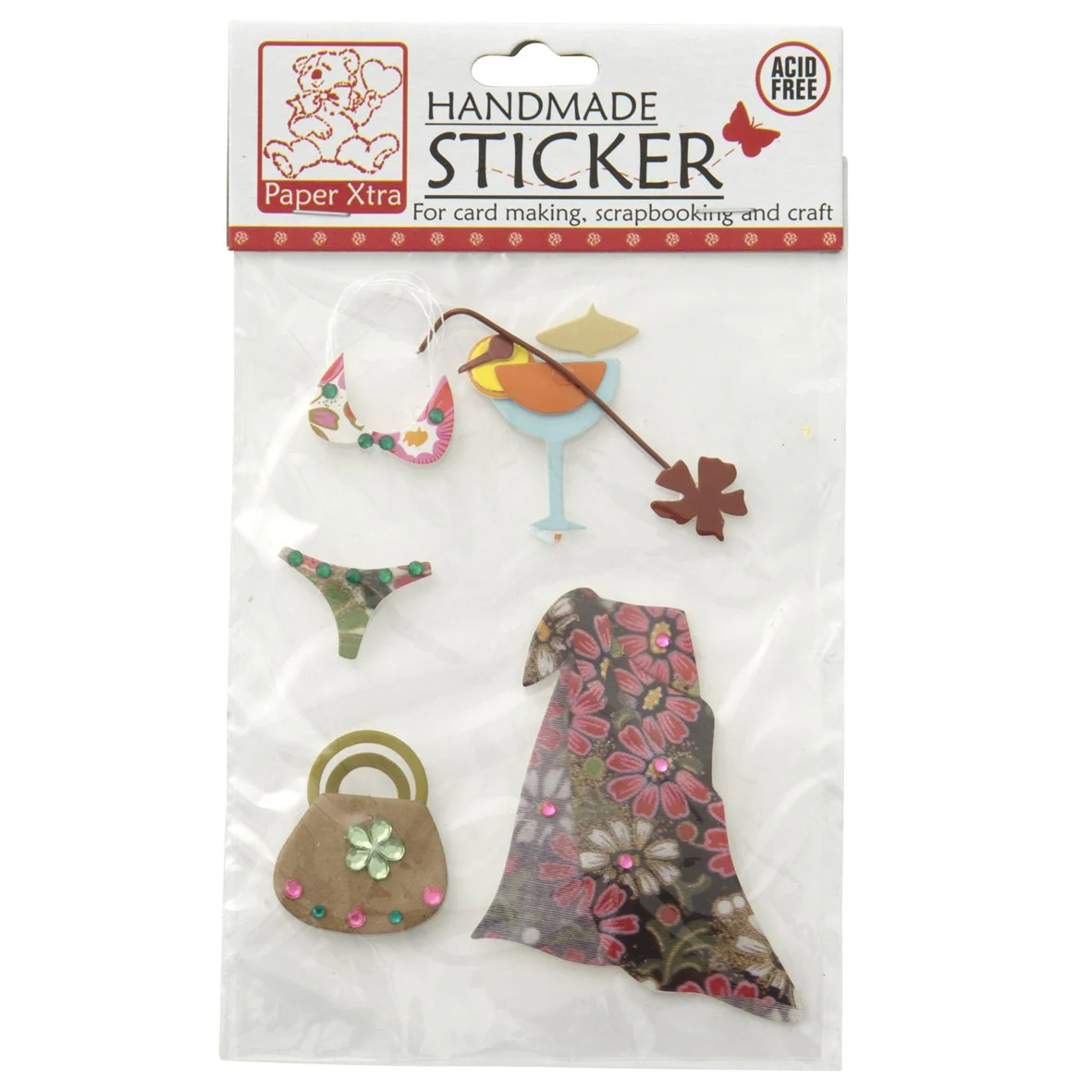 Sullivans Handmade Stickers, Miss Tropical