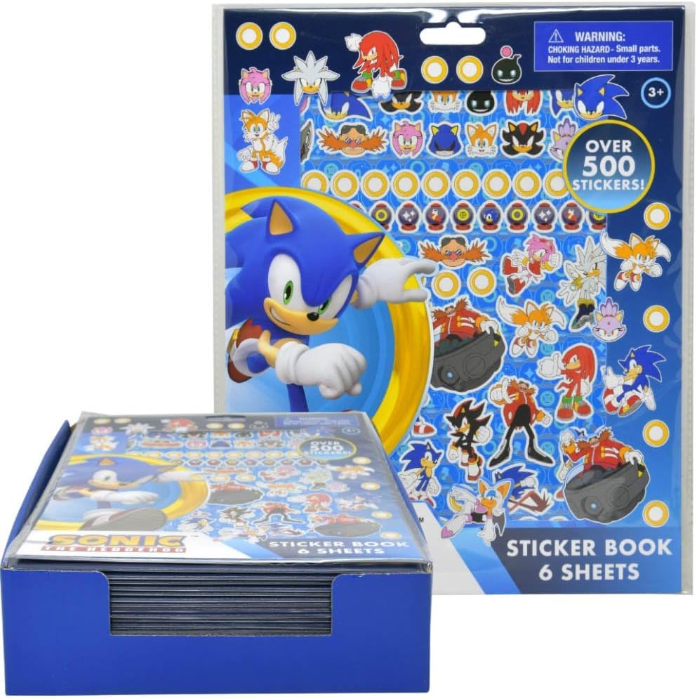 Sonic Sticker Sheet - 8x.25x 10