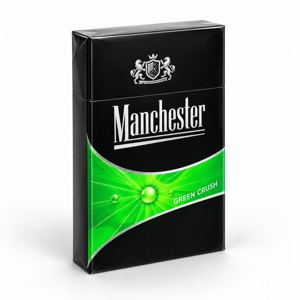 Manchester Green Crush Cigarettes Carton (200 Cigarettes / 10 Packs)