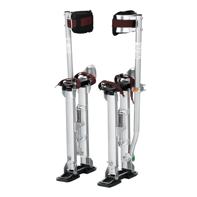 VEVOR Regulowane aluminiowe stojaki narzędziowe, 45-76 cm, z ochronną podkładką na kolana i solidną aluminiową ramą, nośność 103 kg, idealne do suchej zabudowy i malowania