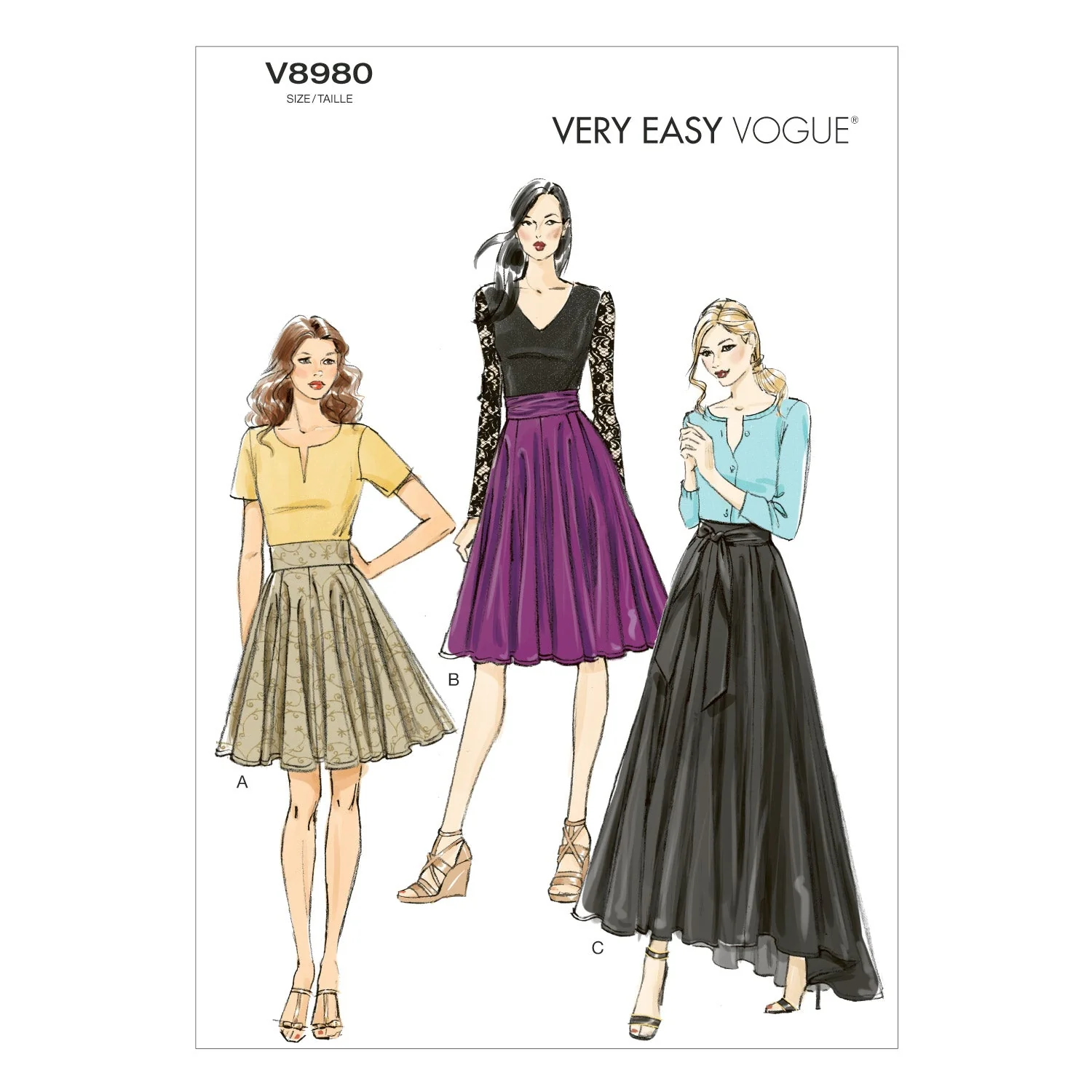 Vogue Pattern V8980 Misses