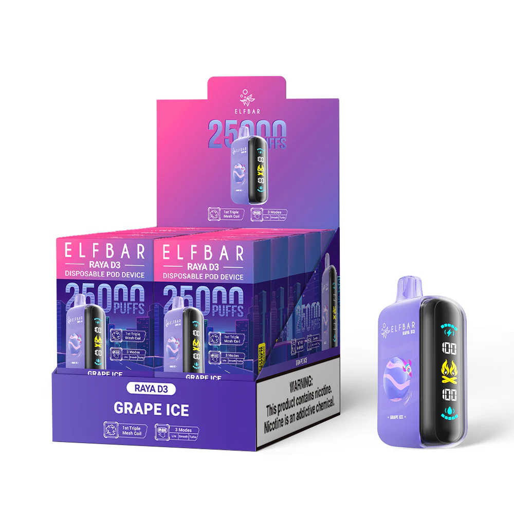 ELFBAR RAYA D3 wegwerpvape (alle smaken)