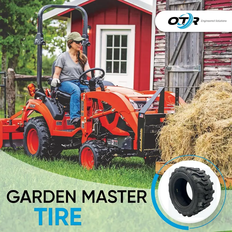 Opona do ciągnika OTR Garden Master 18×8.50-10 R-4, 4-warstwowa, ochrona felgi, do maszyn ogrodowych i kosiarek