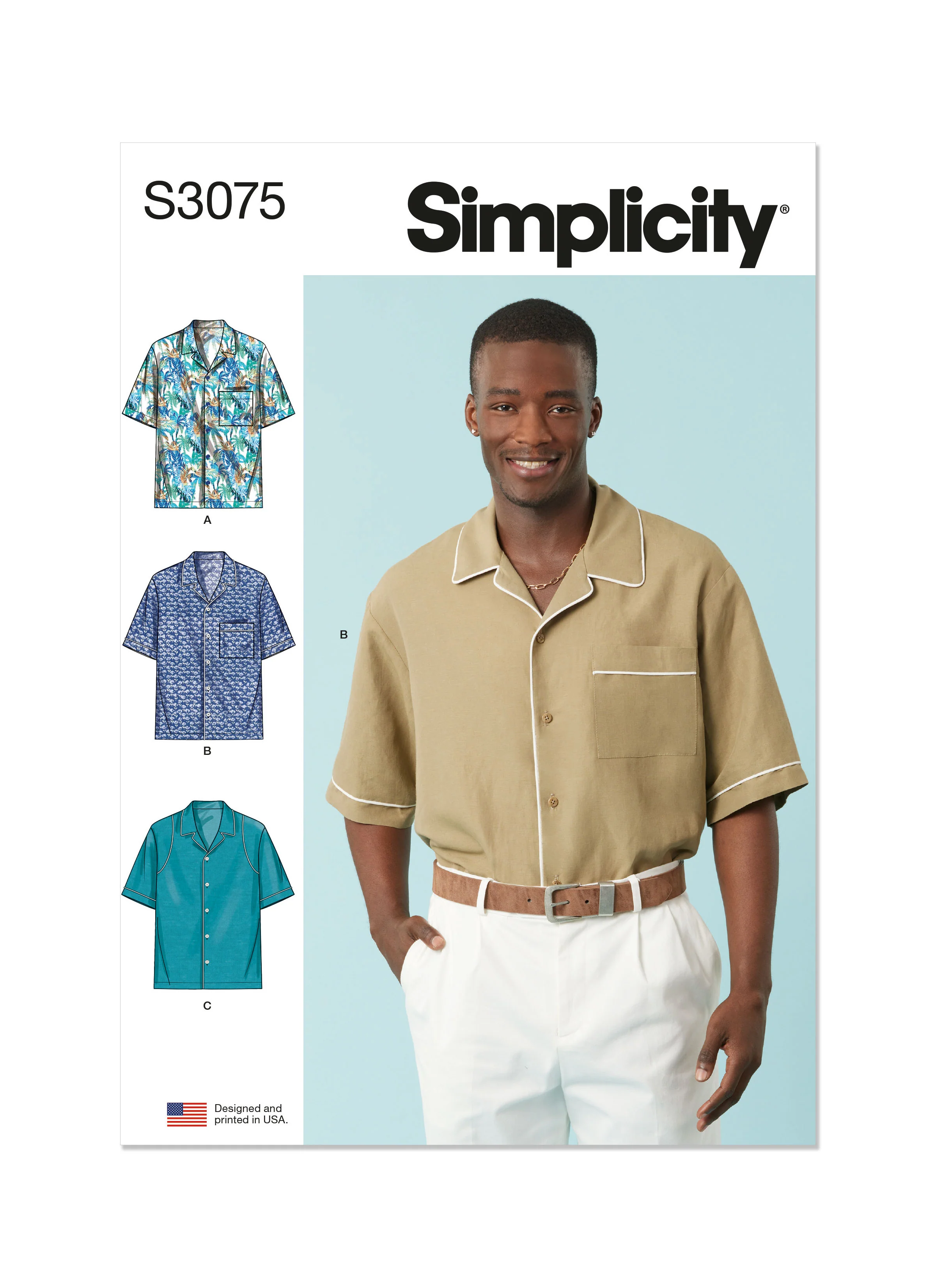Simplicity Pattern S3075 Men