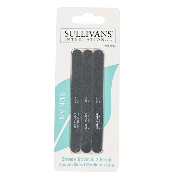 Emery Boards, Medium/Fine 3pk - Sullivans