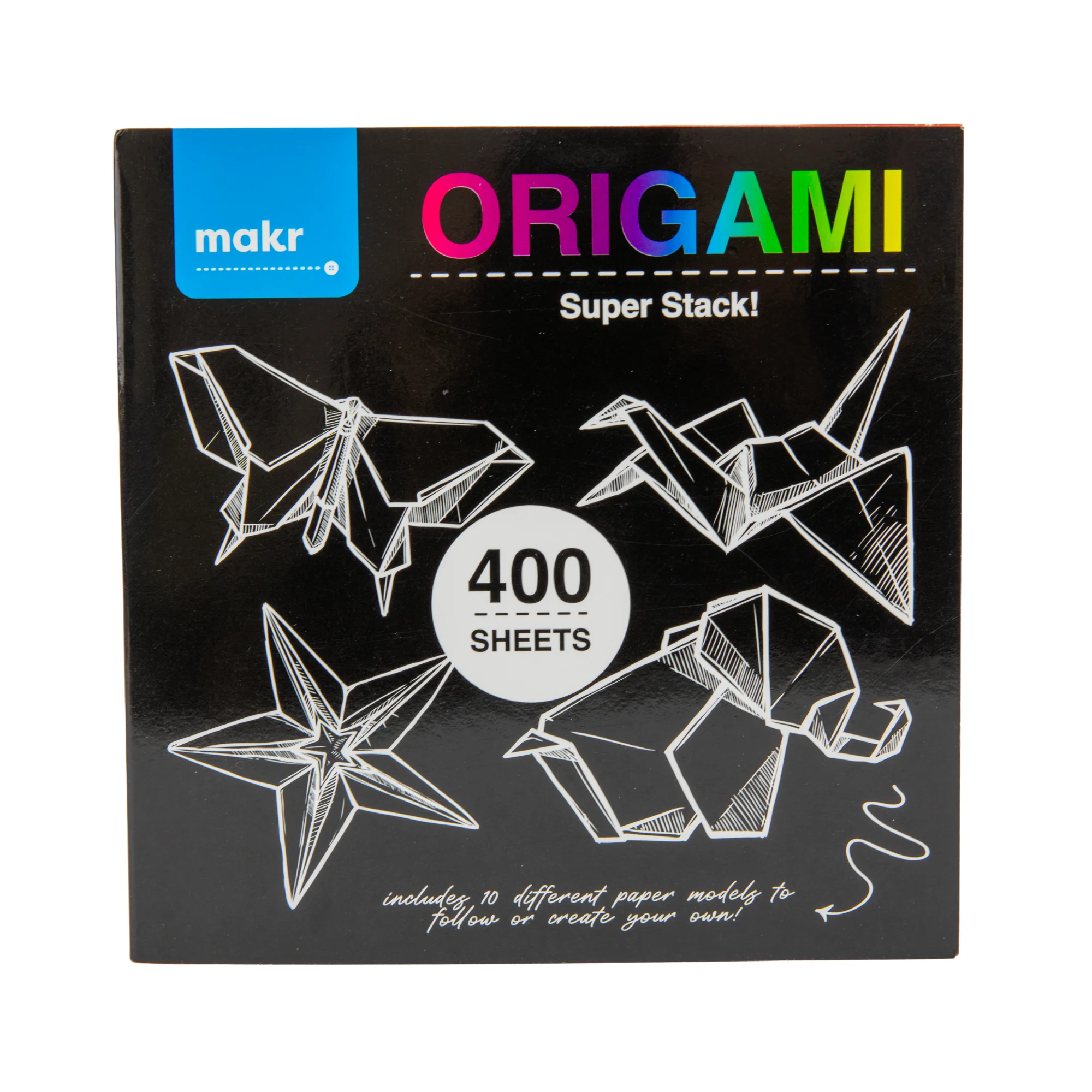 Makr  Origami Book 400 Sheets, 6x6 Inches
