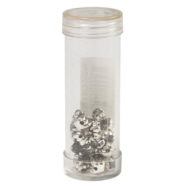 Sullivans Crystal Diamonte Beads, Black- 5x25mm