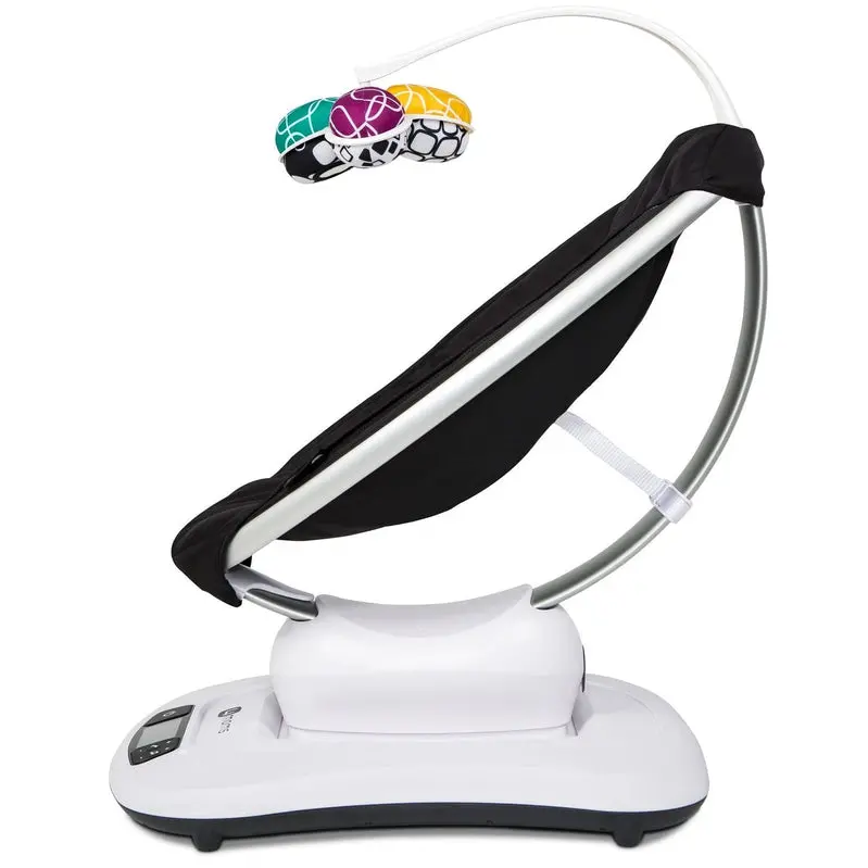 Huśtawka dla niemowląt 4moms mamaRoo 4 – kołysanki kompatybilne z technologią Bluetooth, z wieloma ruchami i 5 trybami uspokajania