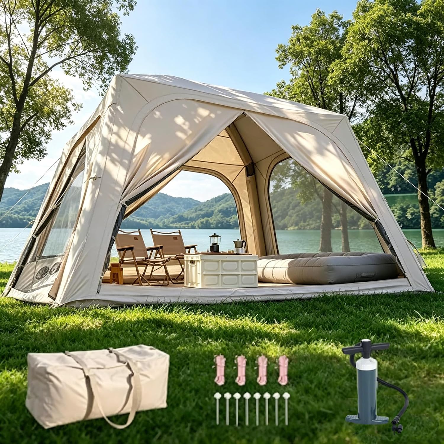 Inflatable Tent Quick Setup