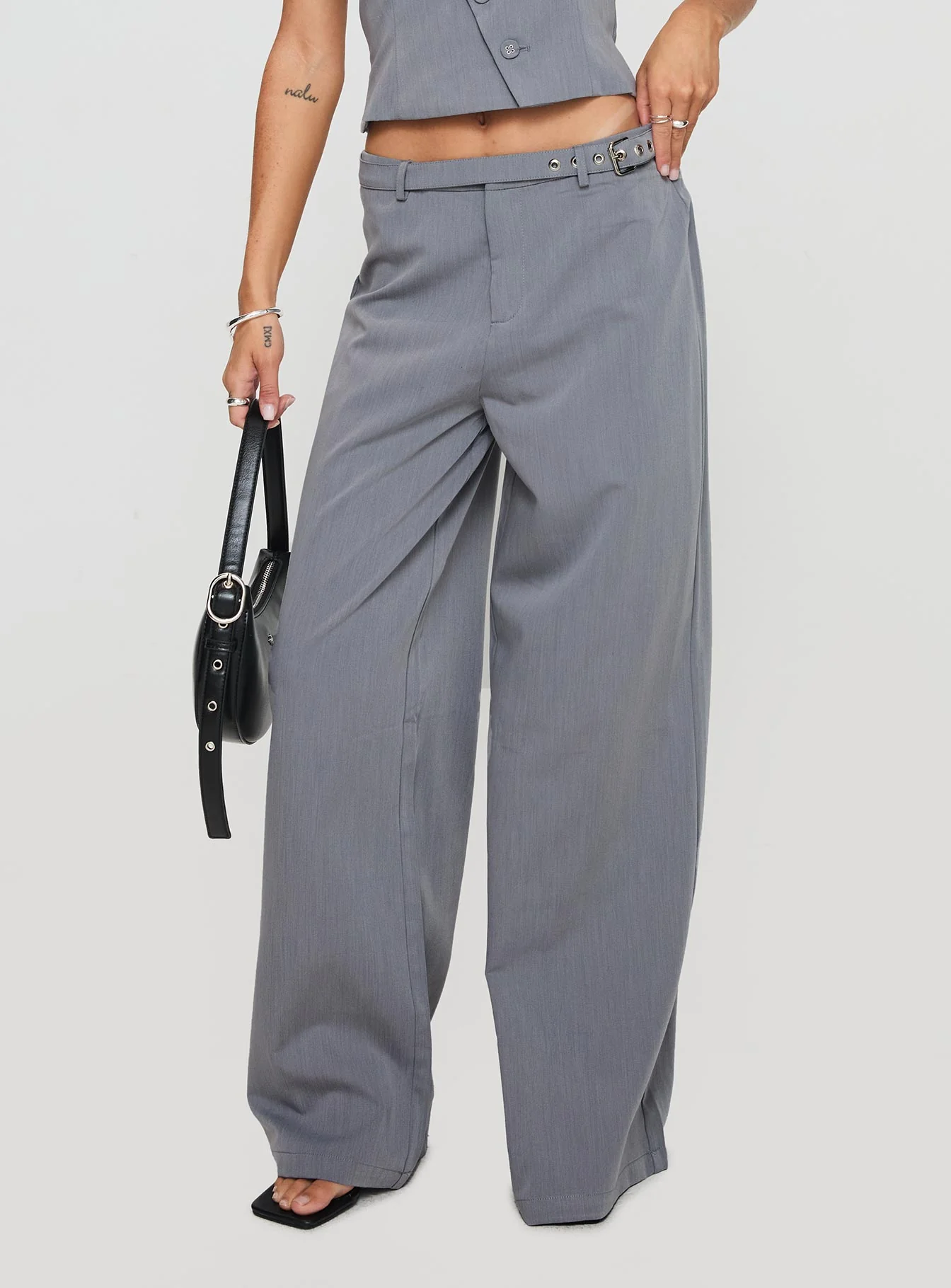 Miku Pants Charcoal