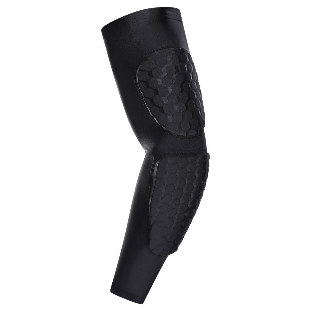 Honeycomb EVA Elbow Pad Compression Arm Sleeve Anti-Collision Men & Women for Outdoor Sports Soccer Basketball Cycling