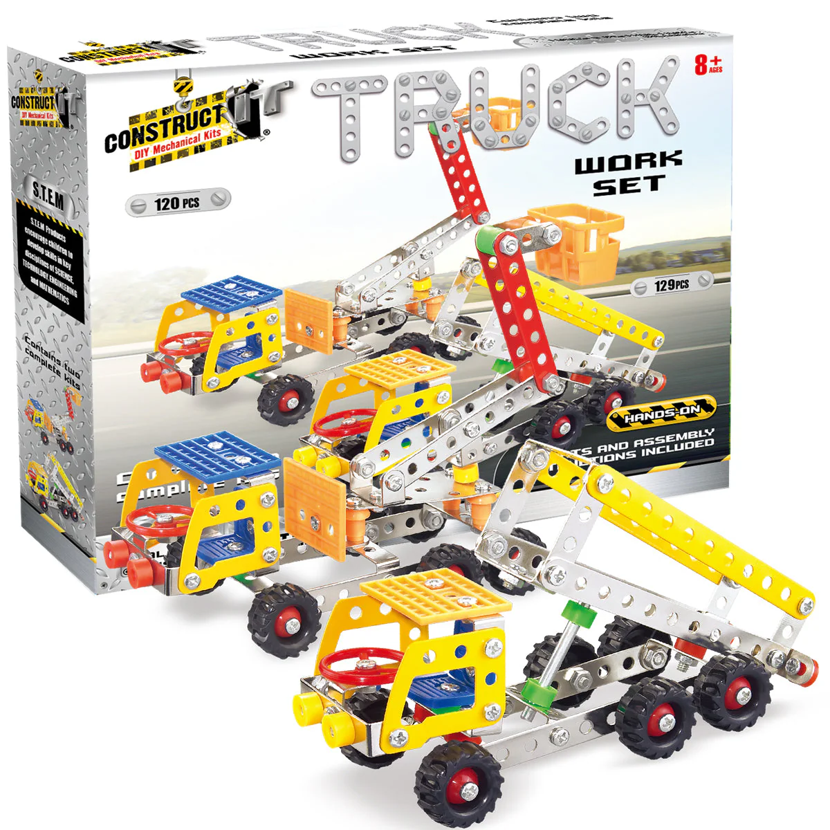 Construct It, Truck Work Set- 120pcs