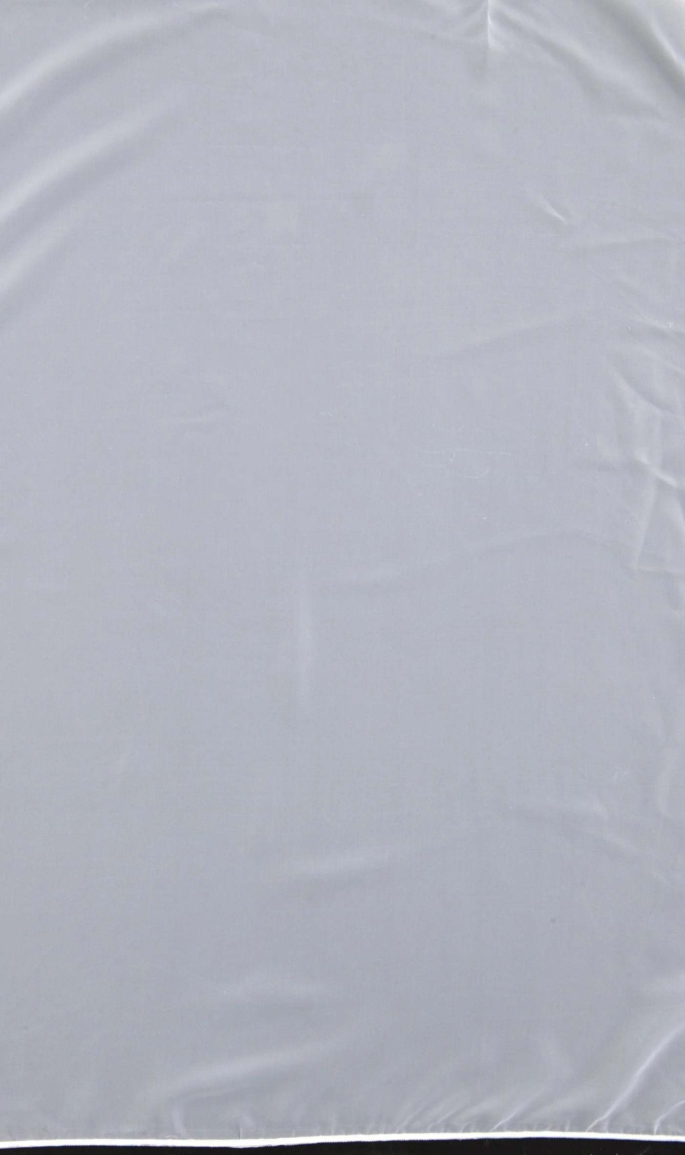 Woven Voile Curtain Fabric, White- 213cm Drop