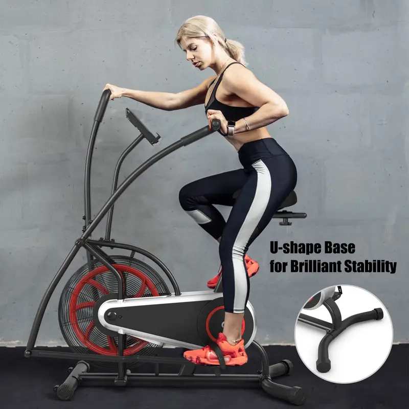 Rower treningowy z oporem powietrza – rower treningowy z wentylatorem i bezstopniową regulacją oporu.