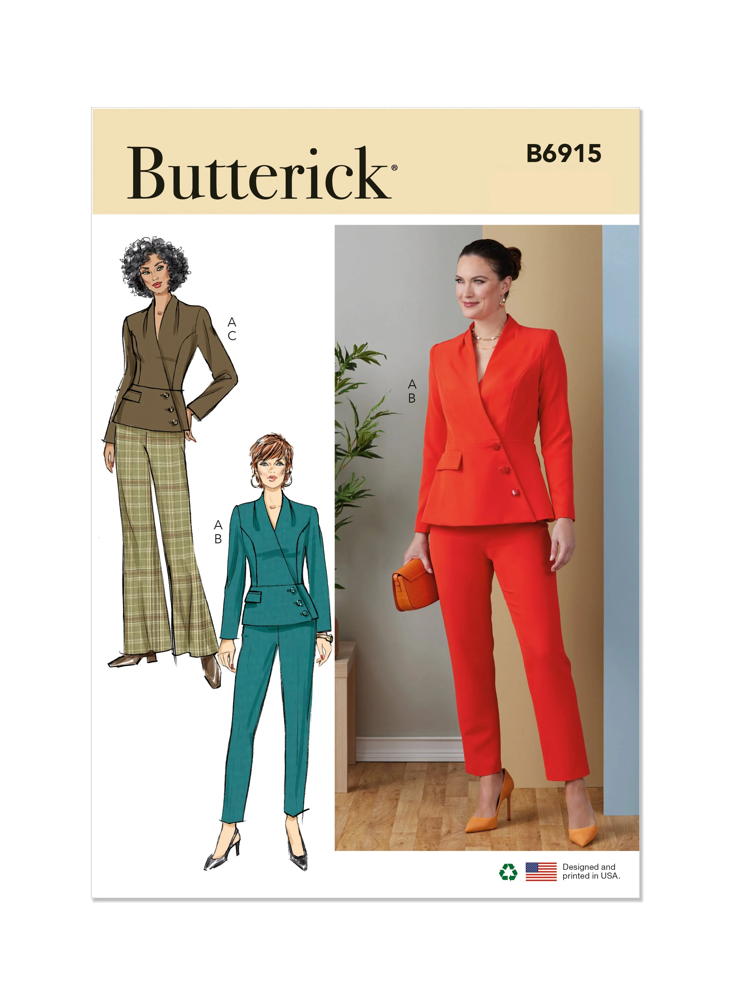 Butterick Pattern B6915 Misses