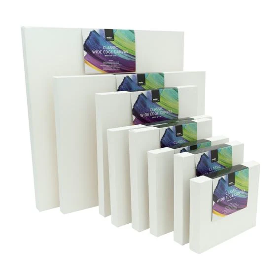 Makr Classic Wide Edge Canvas White - 24x24in