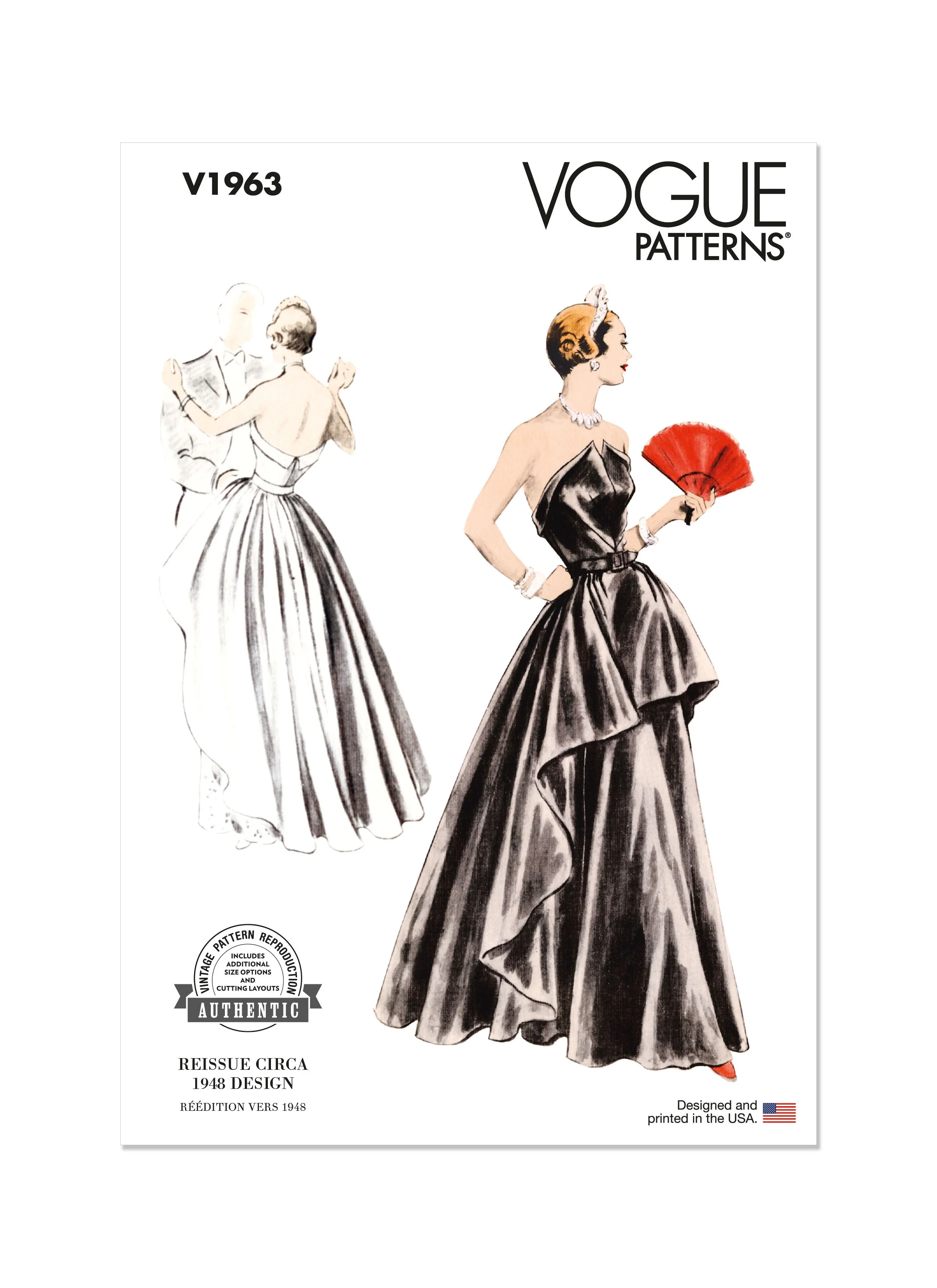 Vogue Pattern V1963 Misses