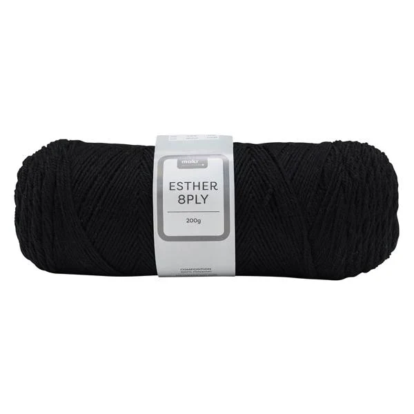 Makr Esther 8ply Crochet & Knitting Yarn, 200g Polyester Yarn