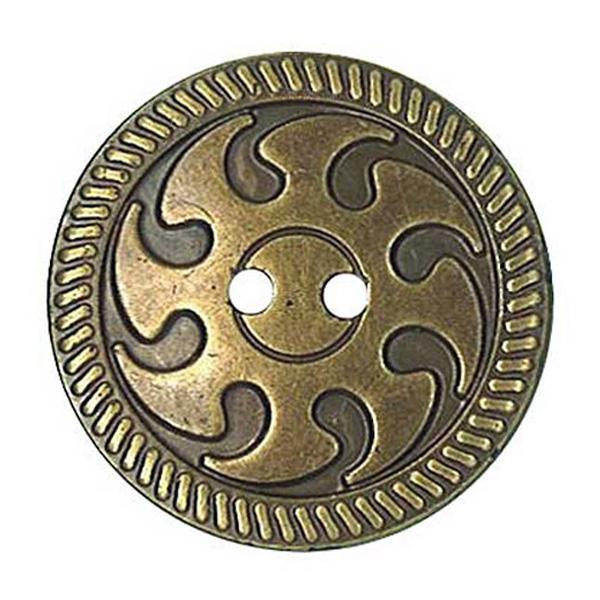 Sullivans Plastic Button 100% Polyester, Bronze- 30 mm