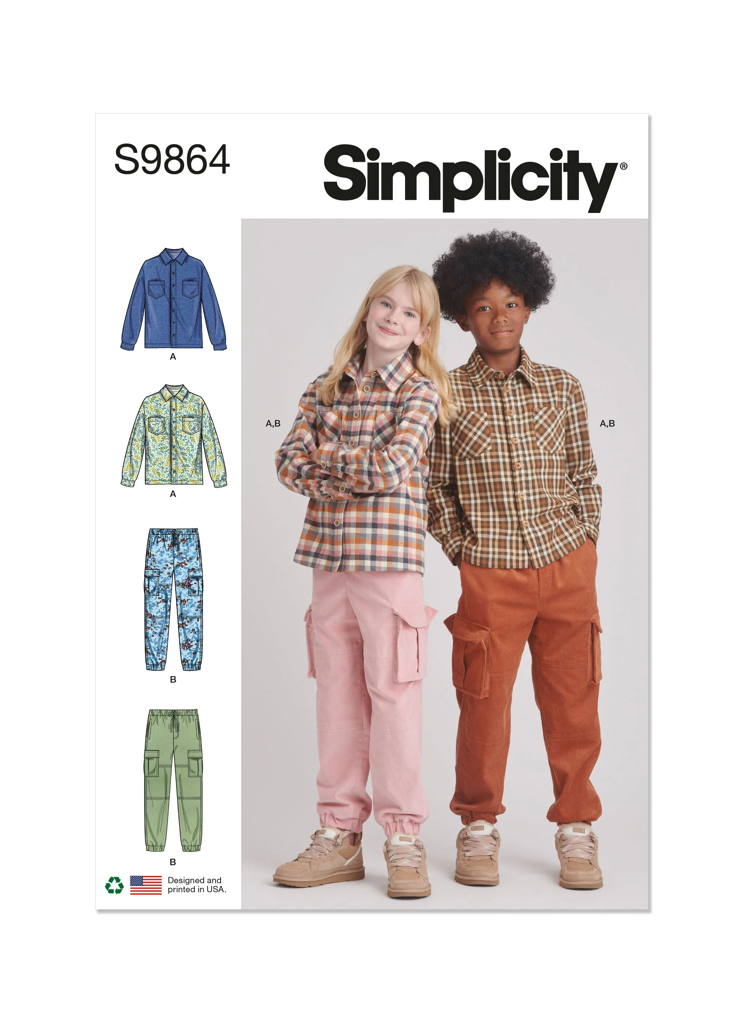 Simplicity Pattern S9864 Girls