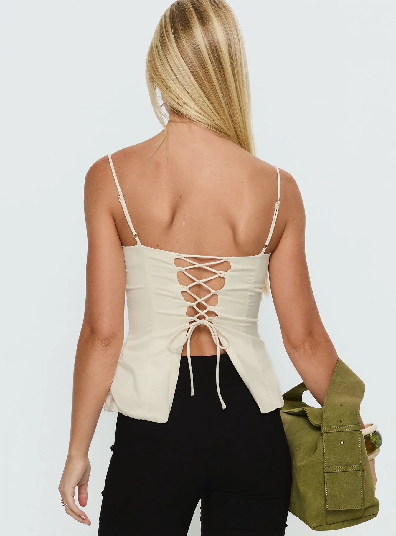 Hildy Tie Back Top Butter