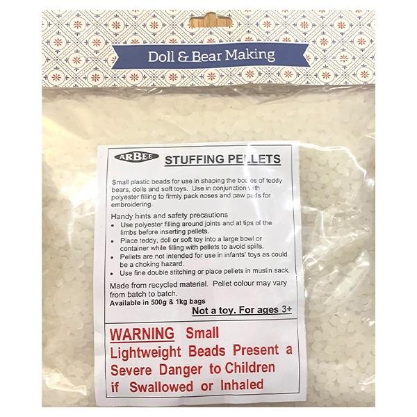 Arbee Stuffing Pellets, White