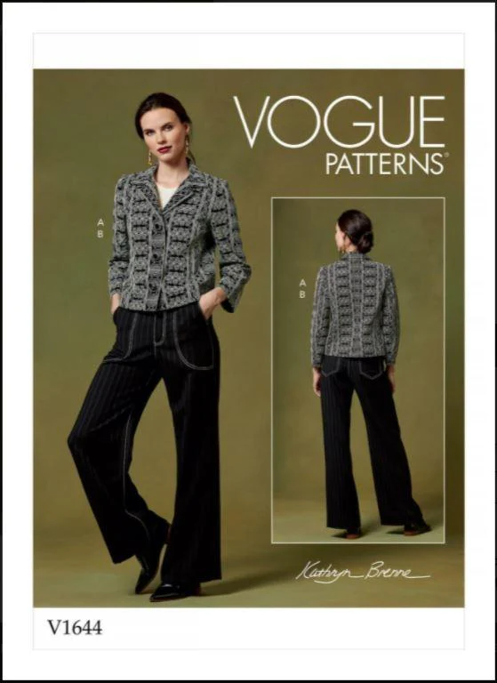 Voguepattern V1644 Misses' Jacket and Pants