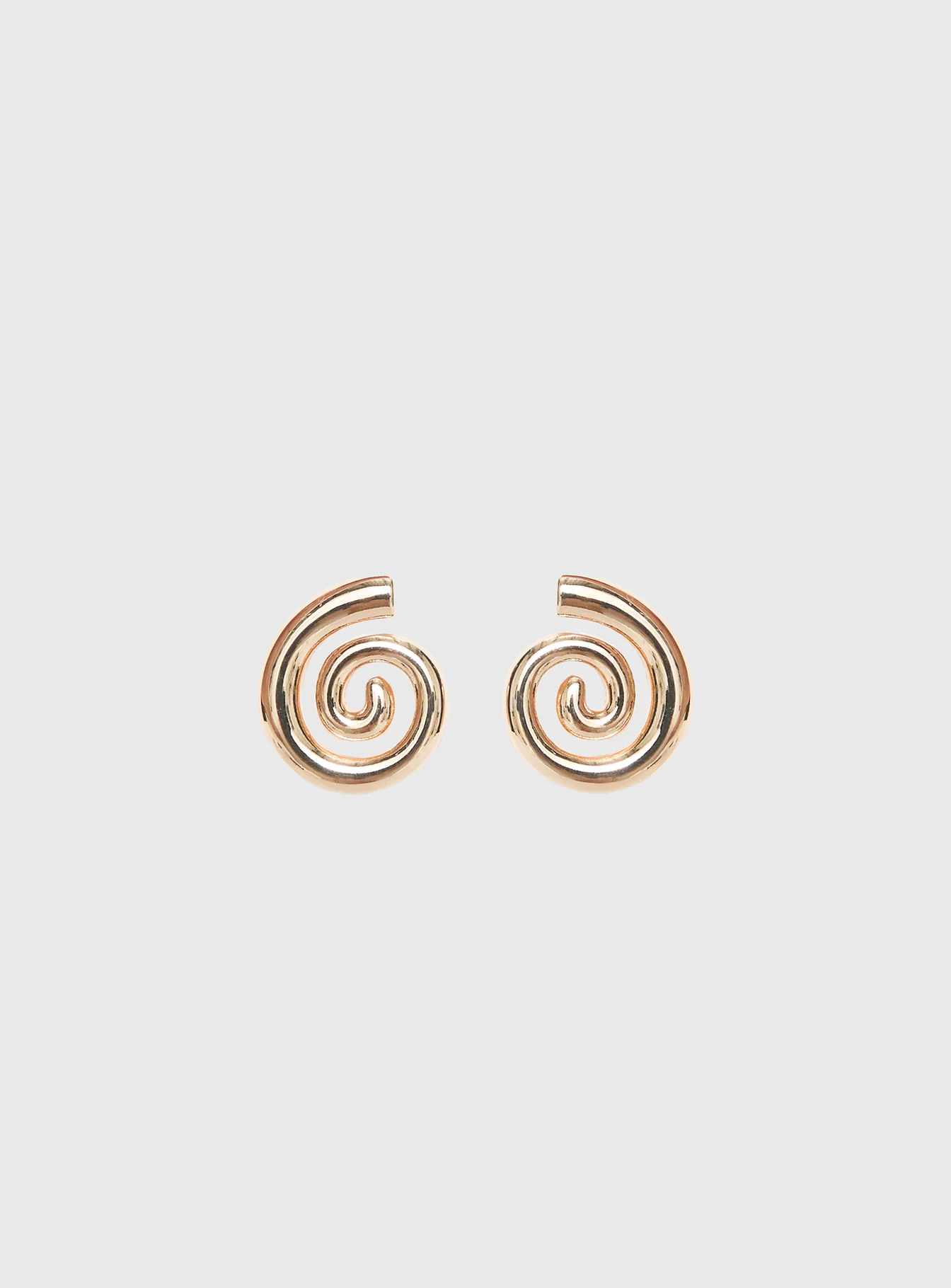 Ameleah Spiral Earrings Gold