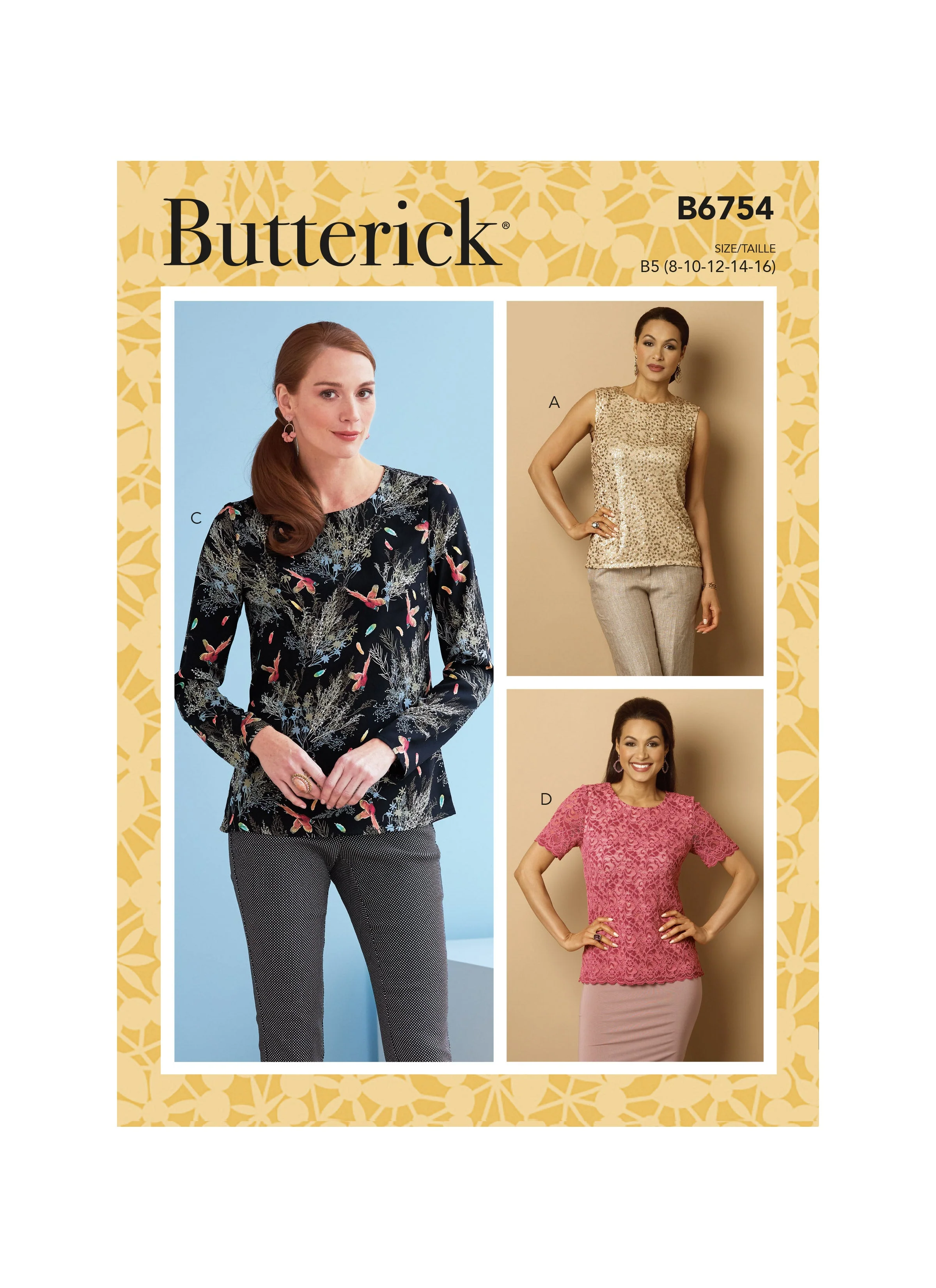 Butterick Pattern B6754 Misses