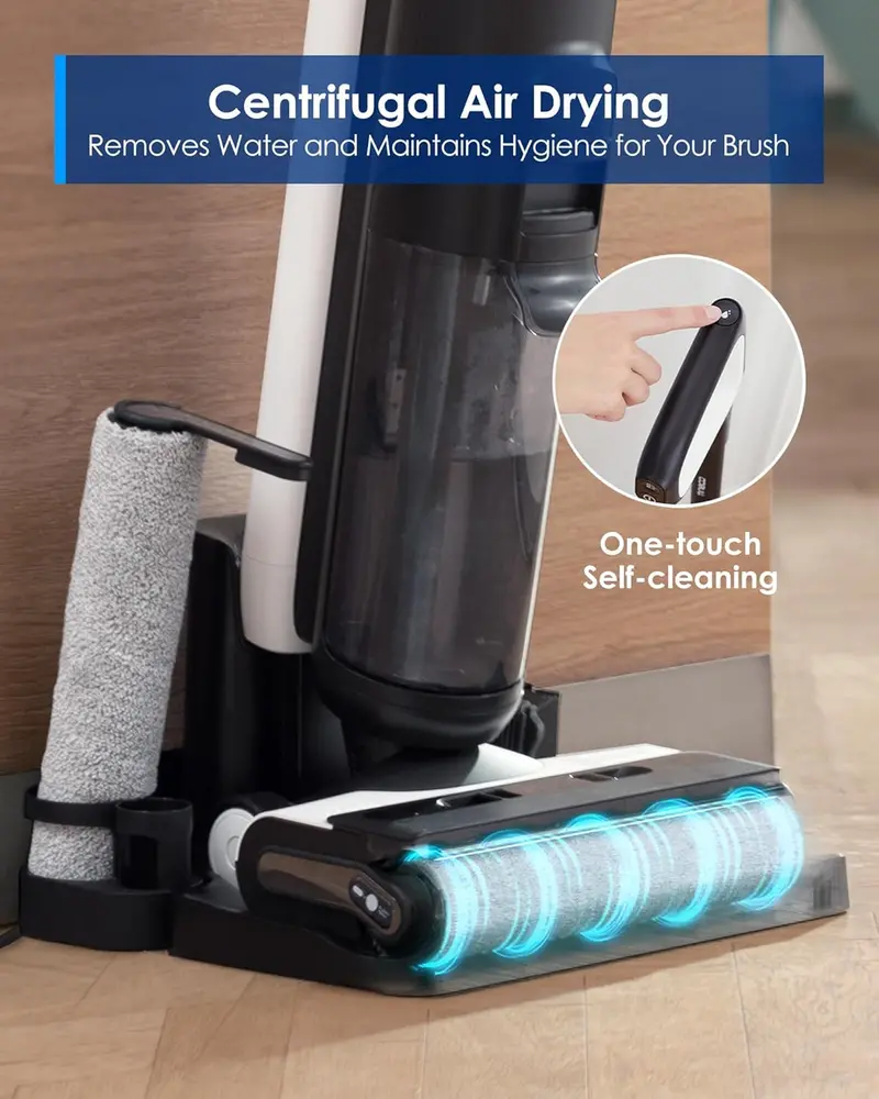 Mop parowy ONE Stretch S6 Smart Wet/Dry – płaska konstrukcja 180°, 40 minut pracy, technologia Flash-Dry i dwustronne czyszczenie