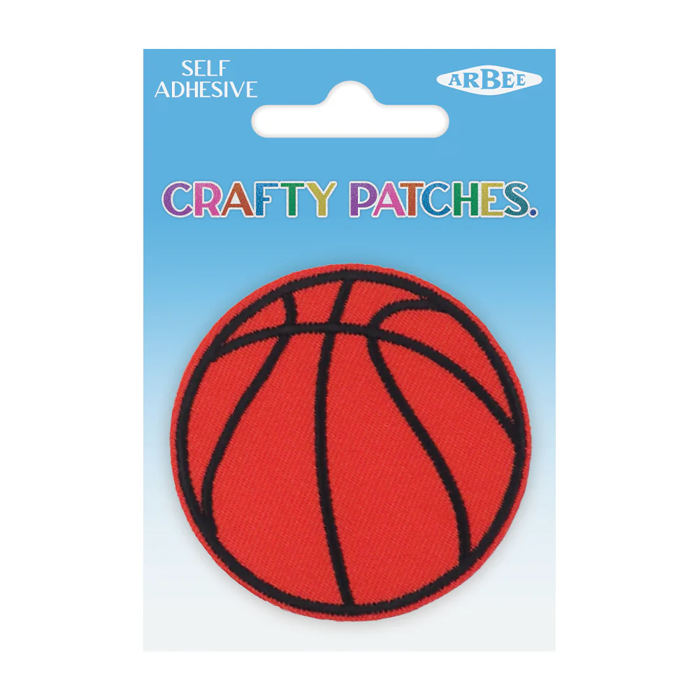 Arbee Crafty Patch, Basket Ball- 1pc