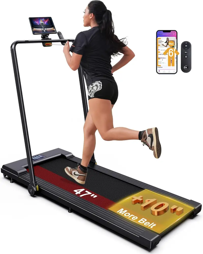PulseDrive Walking Pad — przenośna bieżnia pod biurko, 14 km/h, do chodzenia lub lekkiego truchtu