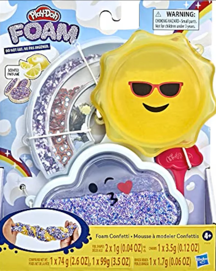 Playdoh Foam Confetti Scented - 7x2.5x8.5