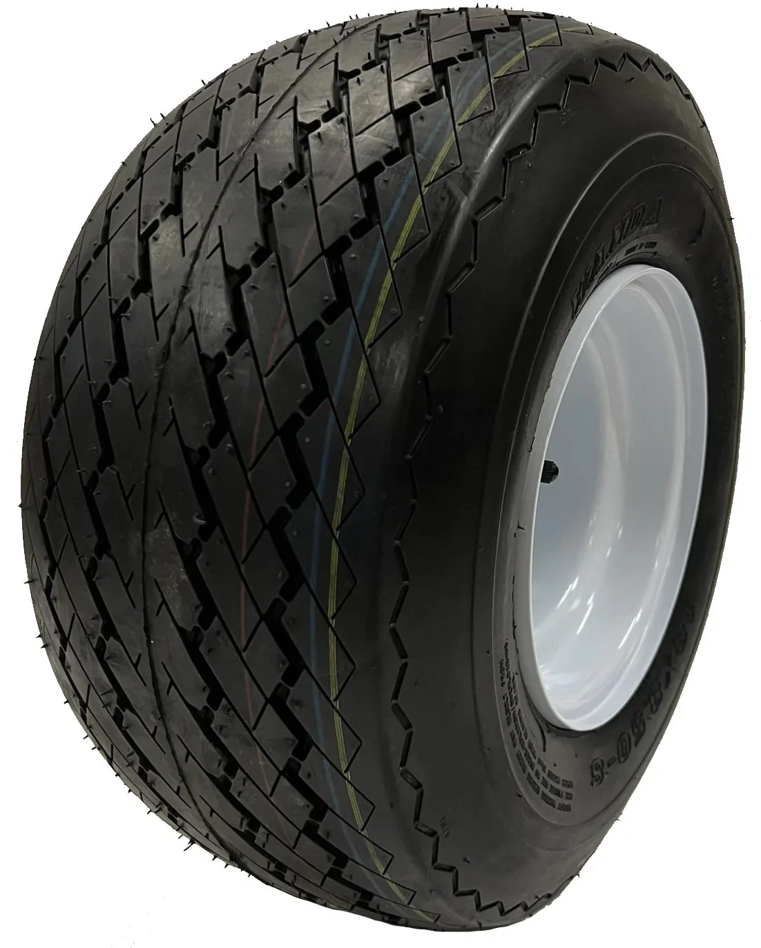 4 - Pk Golf Cart Tire Rim Mounted 18 - 850 - 8 18X8.50 - 8 18 x 8.5 x 8 White 4 Lug Hole