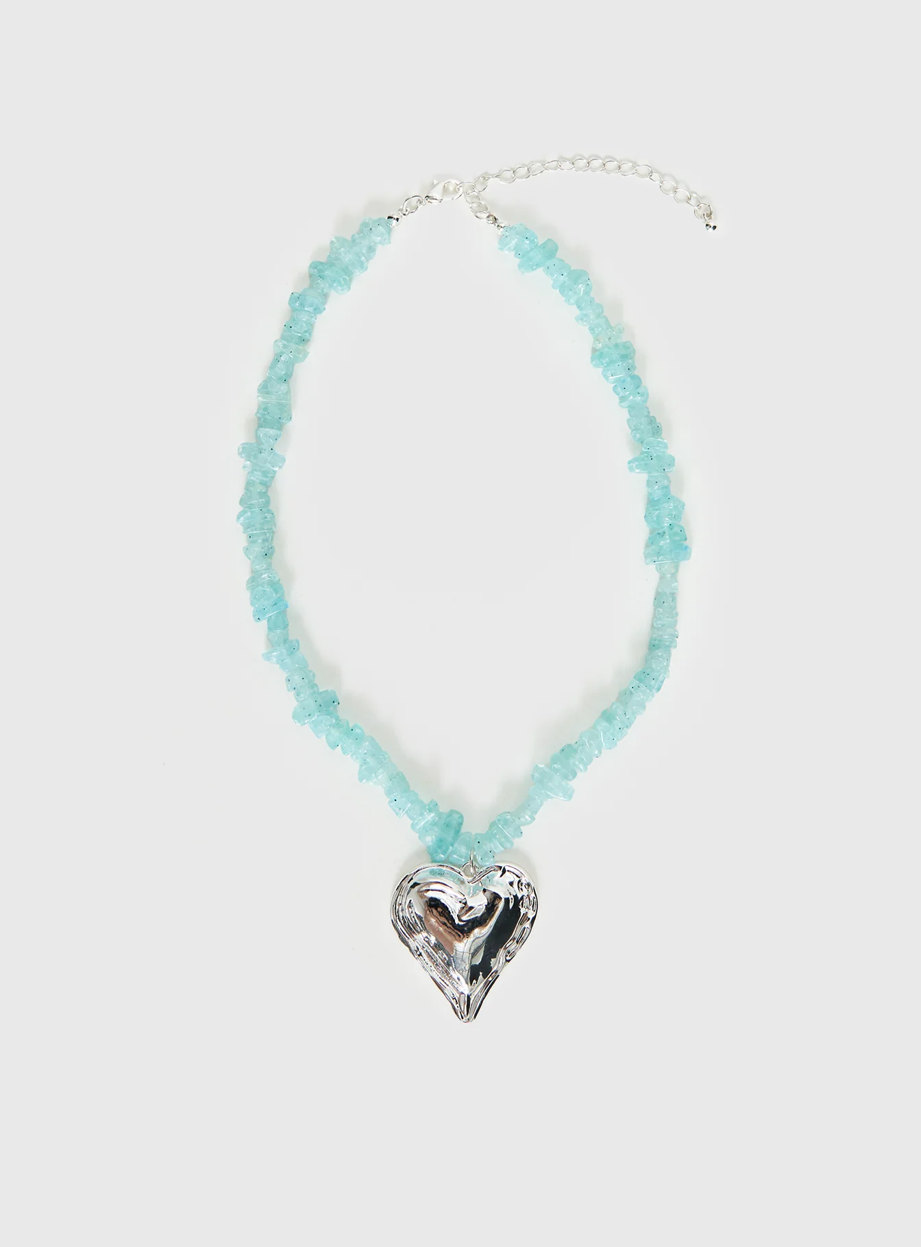 Ralina Pendant Necklace Silver / Aqua