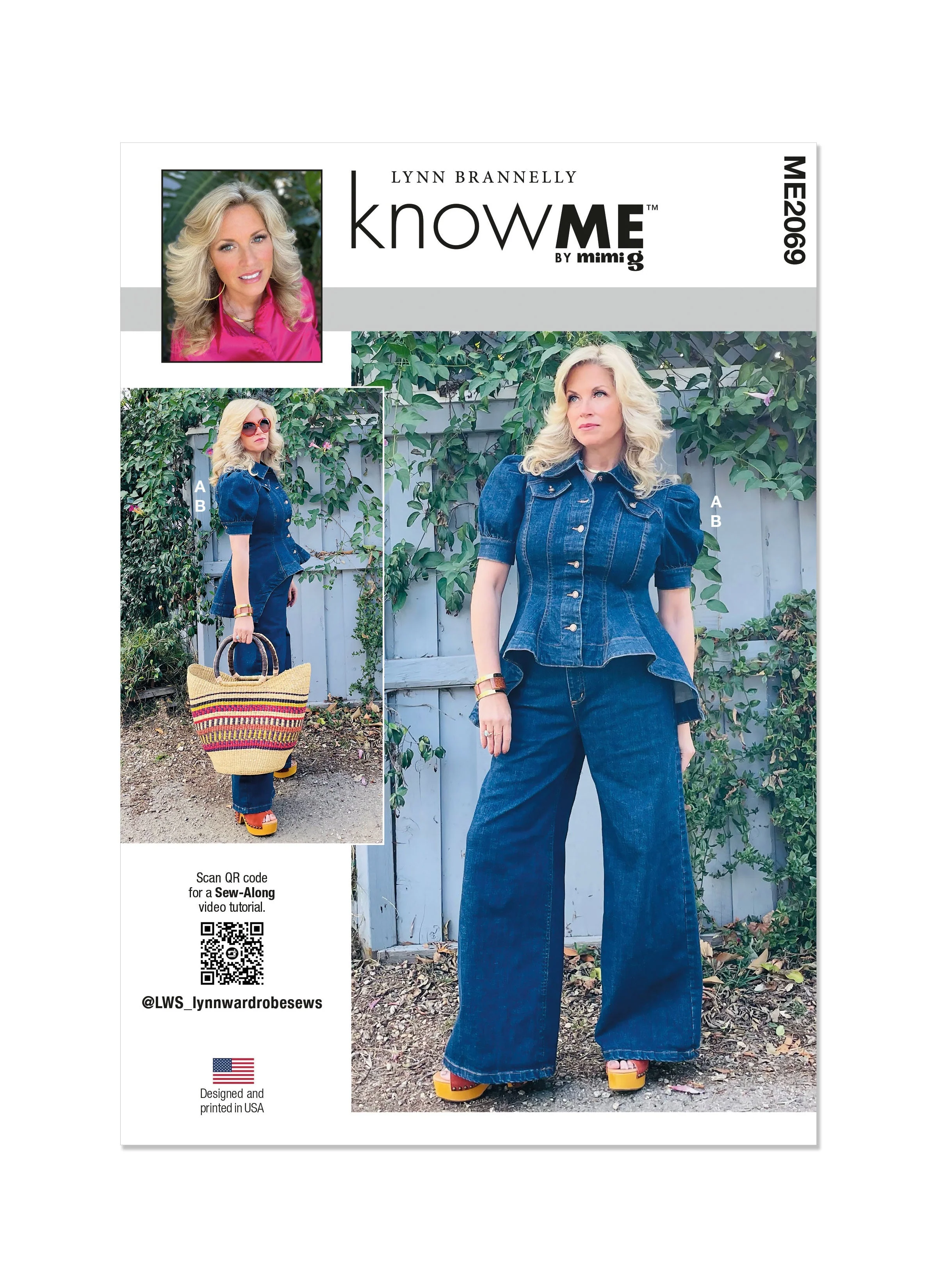 KnowMe Pattern Me2069 Misses' Top and Pants