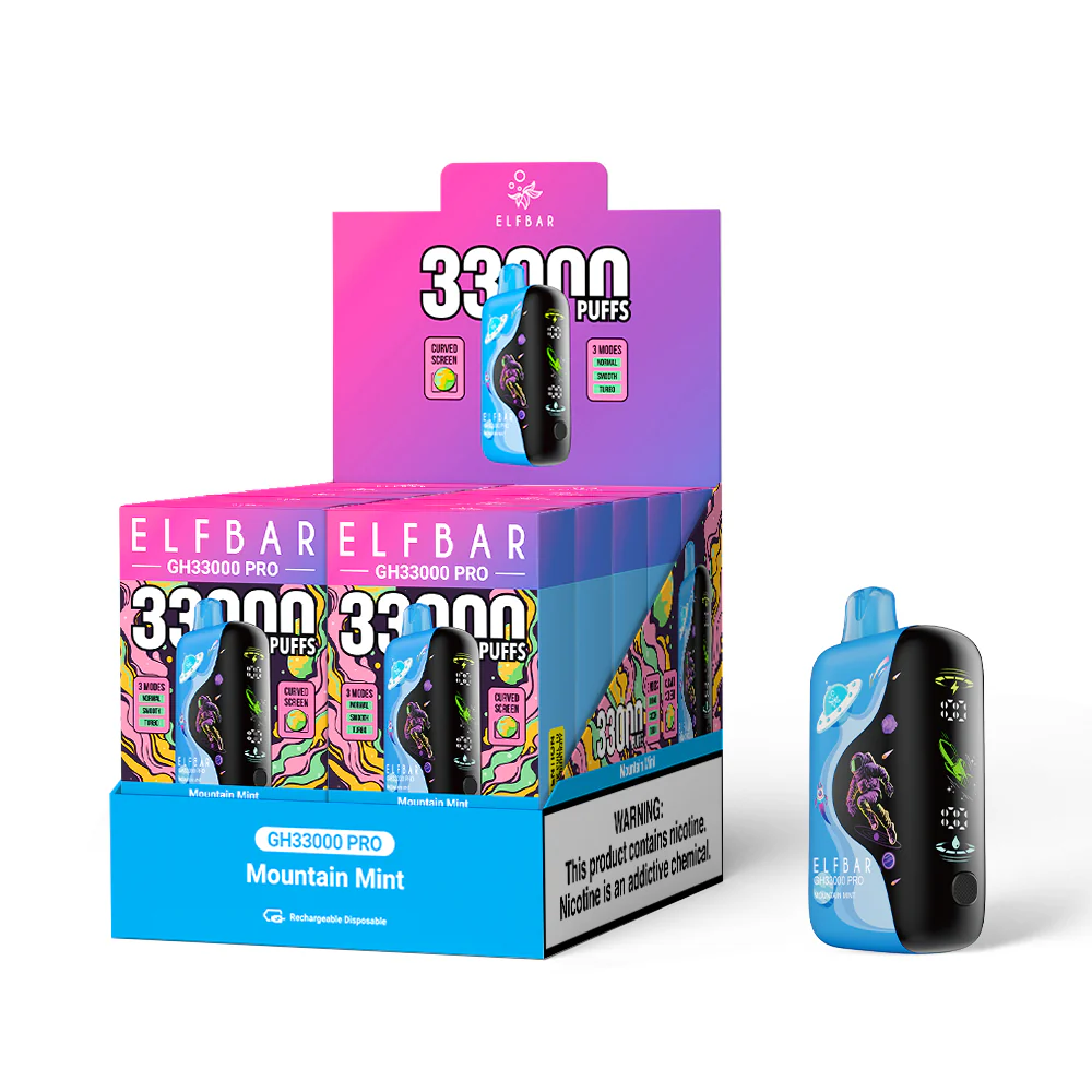 ELFBAR GH33000 PRO oplaadbare wegwerpvape (alle smaken)