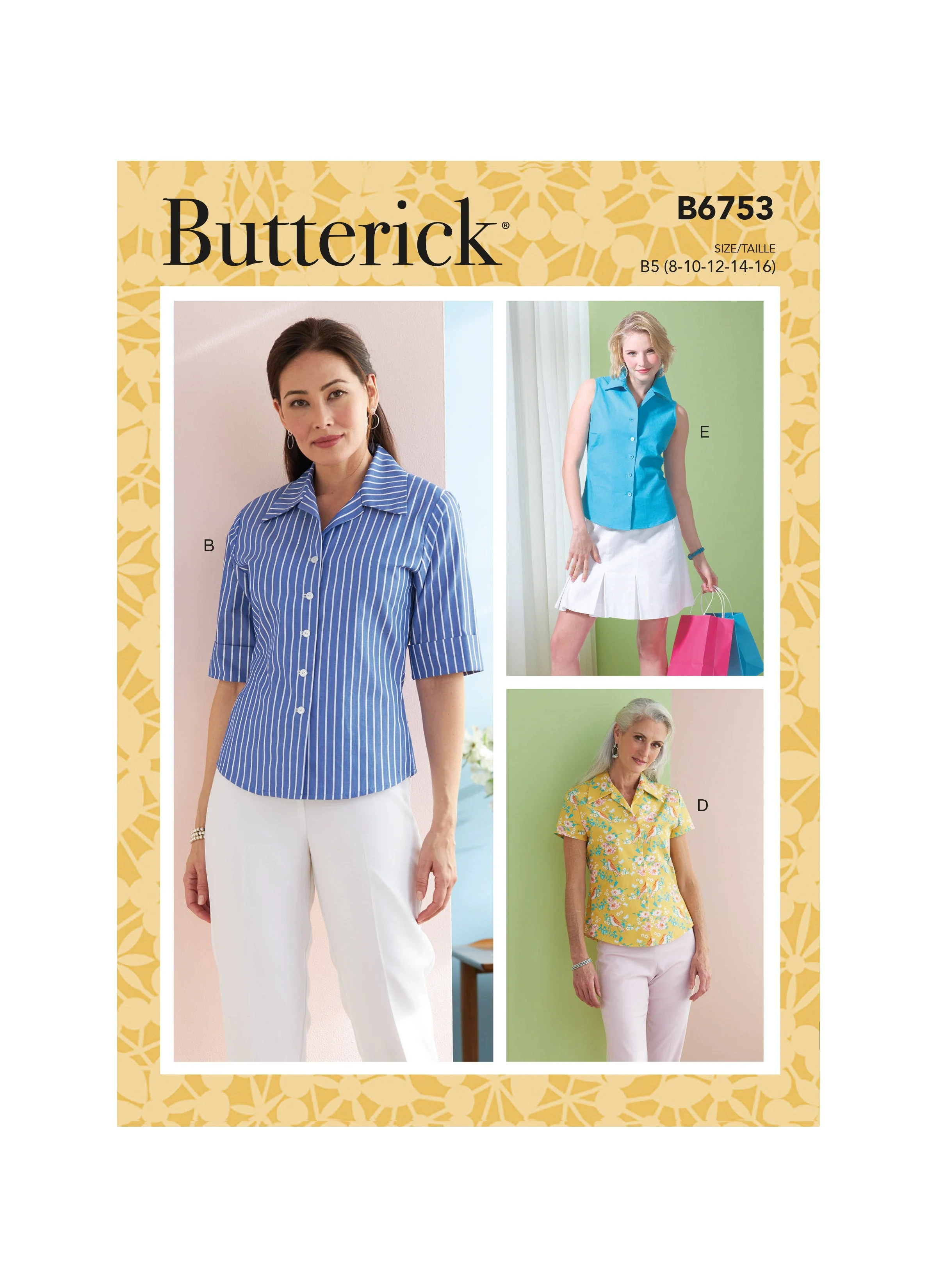 Butterick Pattern B6753 Misses