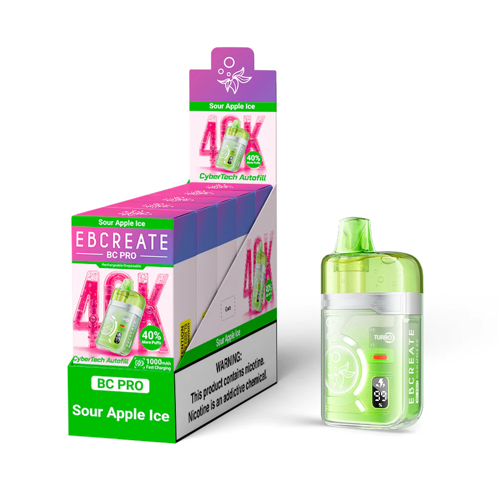 EBCREATE BC PRO oplaadbare wegwerpvape (alle smaken)