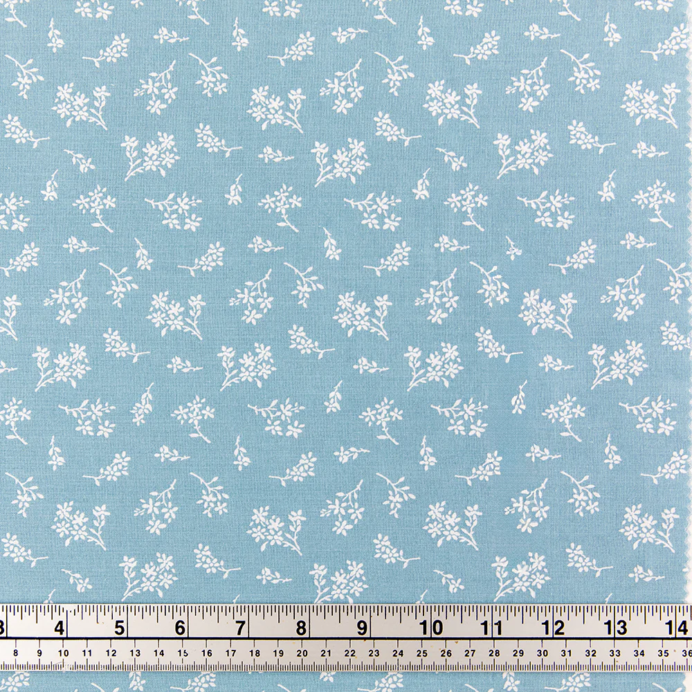 Print Craft & Quilting Fabric, Dusty Floral- Width 110cm